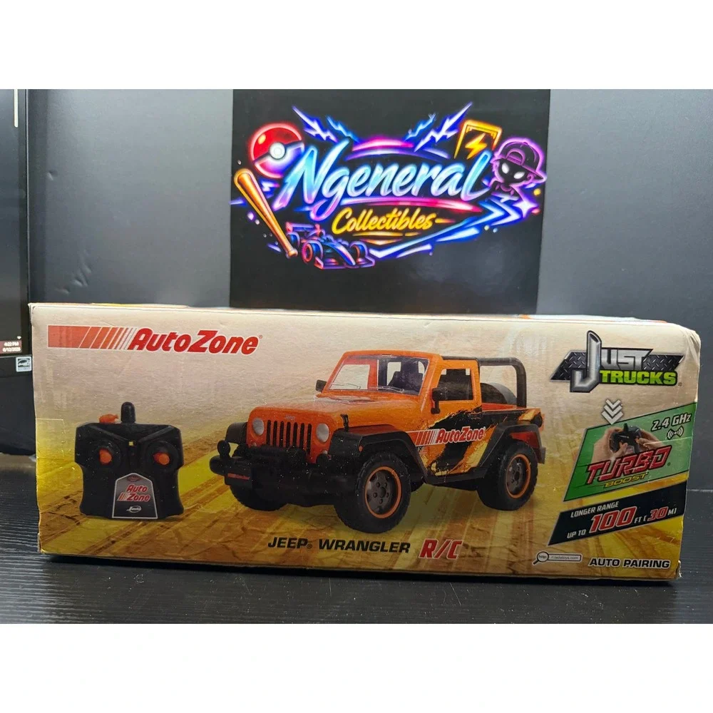 Jada Just Trucks Jeep Wrangler RC AutoZone Limited Edition Orange 35573 New